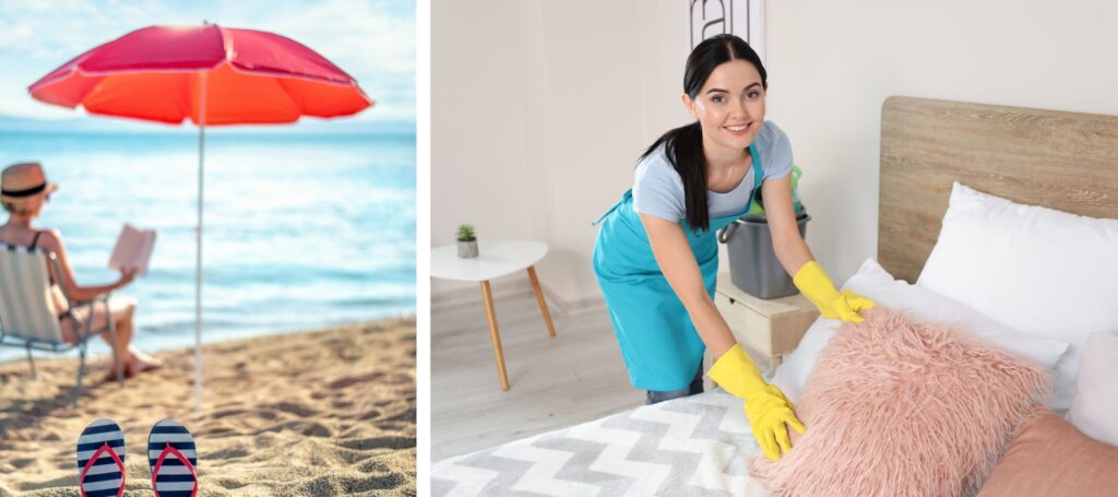 For homeowners in Cape Coral - Cleaning Services for your stay in your holiday home - VJs Property Management